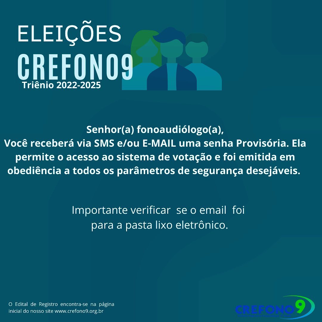 [SENHA PROVISÓRIA DE VOTAÇÃO]