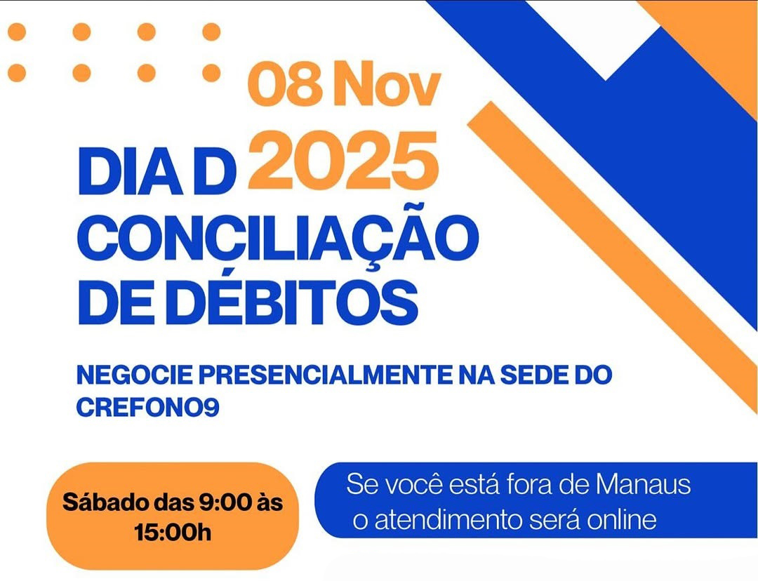 [DIA D CONCILIAÇÃO DE DÉBITOS]