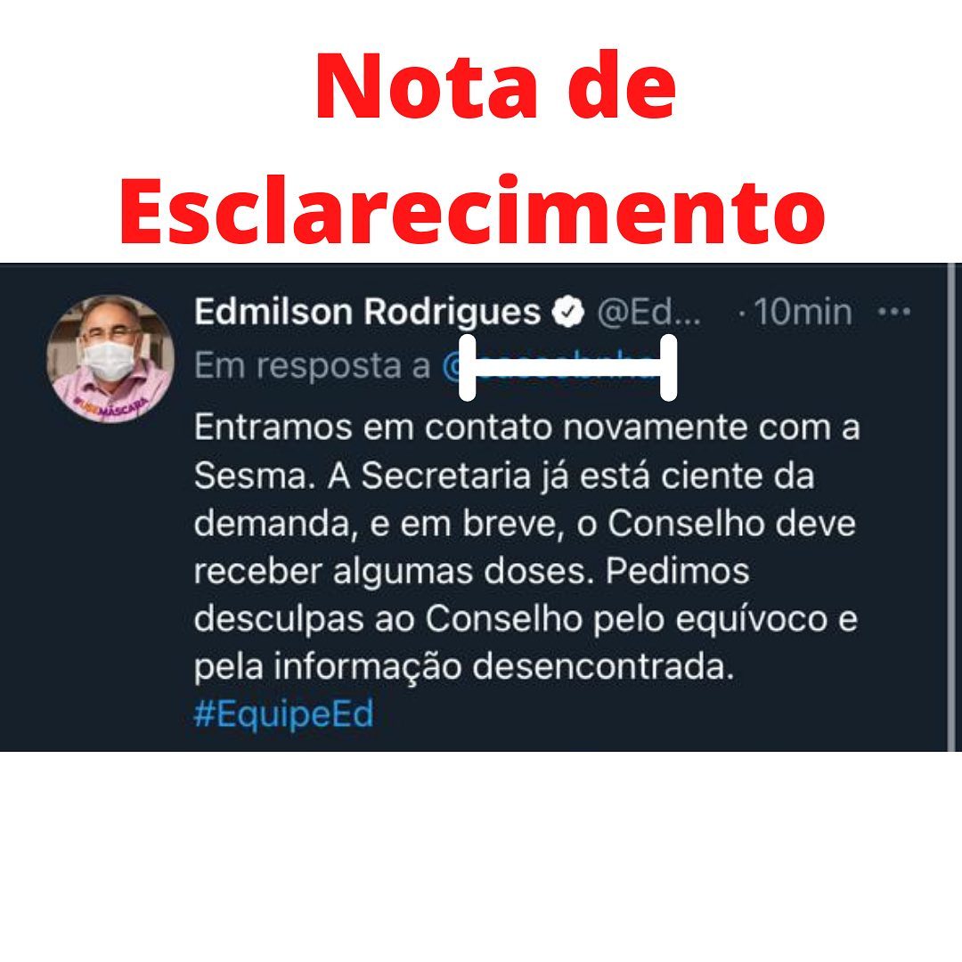 [NOTA DE ESCLARECIMENTO]