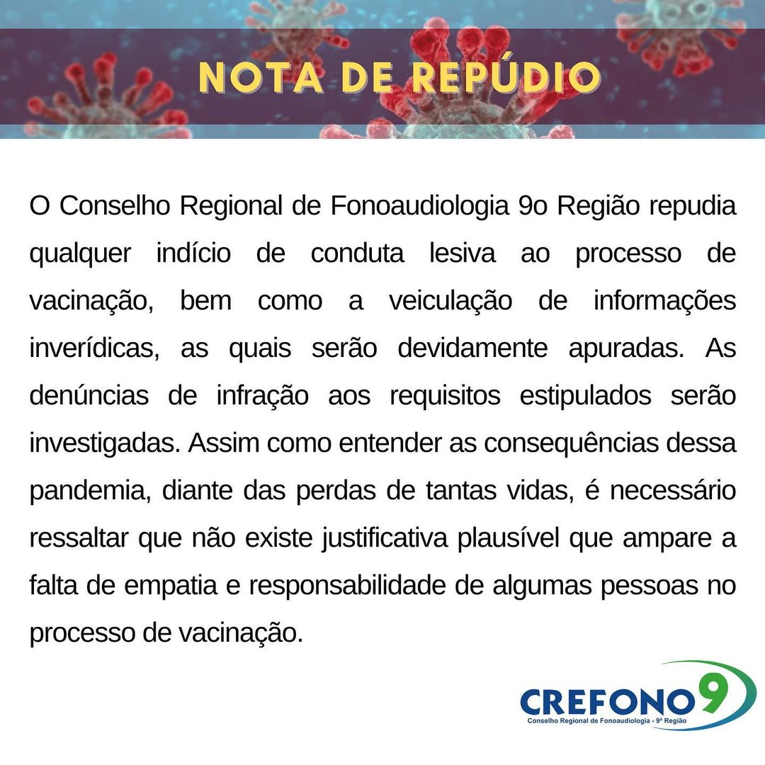 [NOTA DE REPÚDIO]